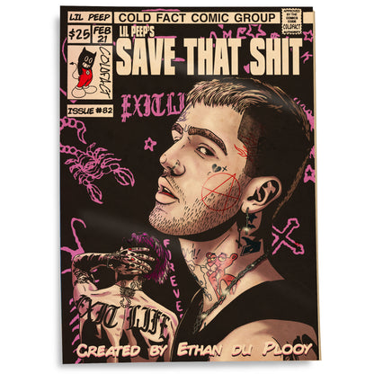 Lil Peep - Save That Shit - Official Comic