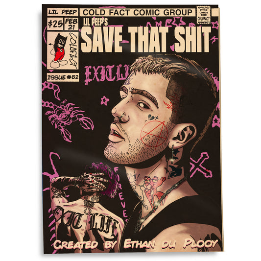 Lil Peep - Save That Shit - Official Comic